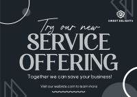 New Service Offer Postcard