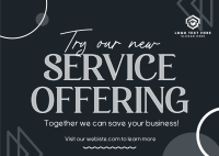 New Service Offer Postcard