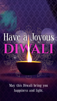 Diwali Greeting Instagram Reel Image Preview