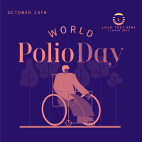 Road to A Polio Free World Instagram Post Design