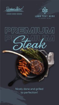 Premium Steak Order TikTok Video