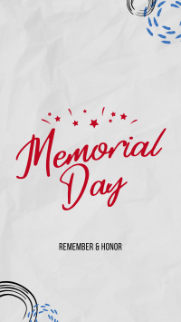 Memorial Day Doodle Video