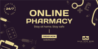 Pharmacy Now Twitter Post Design