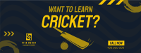 Time to Learn Cricket Facebook Cover Image Preview