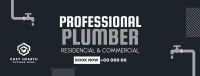 Professional Plumber Facebook Cover Image Preview