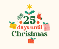 Christmas Countdown Facebook Post