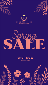 Floral Spring Sale Instagram Story