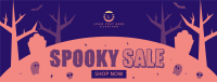 Spooky Ghost Sale Facebook Cover