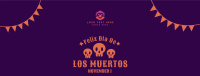 Dias De Los Muertos Greeting Facebook Cover Design