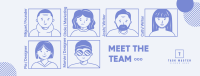 Meet The Team Facebook Cover Image Preview