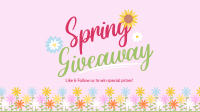 Hello Spring Giveaway Facebook Event Cover