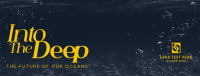 Into The Depths Facebook Cover Design