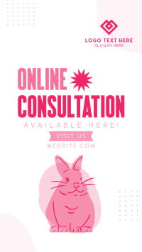 Online Consult for Pets Facebook Story