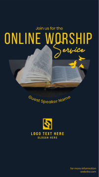 Online Worship Instagram Story