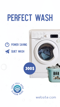 Washing Machine Features Facebook Story