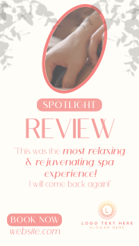 Elegant Review Spa Facebook Story