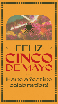 Cinco De Mayo Typography Facebook Story