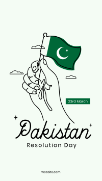 Pakistan Flag Facebook Story