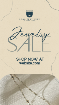 Clean Minimalist Jewelry Sale Facebook Story