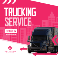 Truck Moving Service Instagram Post Design