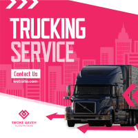 Truck Moving Service Instagram Post