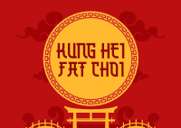 Kung Hei Fat Choi Postcard Design