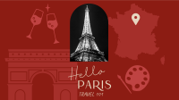 Paris Holiday Travel  Facebook Event Cover