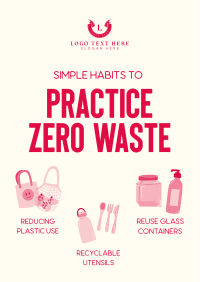 Simple Habits to Zero Waste Flyer