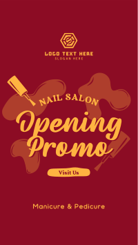 Nail Salon Promotion TikTok Video