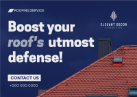 Corporate Roof Maintenance Postcard Image Preview