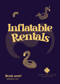 Party with Inflatables Poster