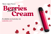 Berries and Cream Pinterest Cover Image Preview