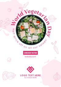 World Vegetarian Day Flyer Design