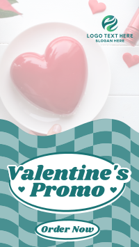 Retro Valentines Promo Facebook Story