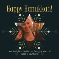 Lighting of the Menorah Instagram Post Design