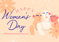 Happy Women's Day Postcard