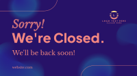 Modern Business Closing Facebook Event Cover