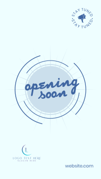 Simple Business Opening Soon Instagram Story