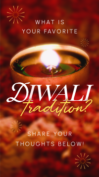 Diwali Tradition Facebook Story