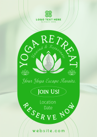 Yoga Retreat Day Flyer