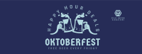 Oktoberfest Happy Hour Deals Facebook Cover