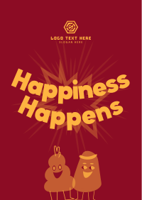 Happiness Unfolds Poster