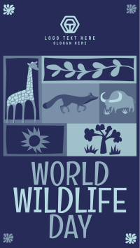 Paper Cutout World Wildlife Day Video