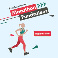 Marathon for Charity Instagram Post