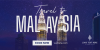 Travel to Malaysia Twitter Post