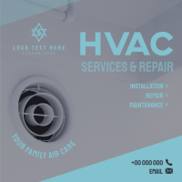 HVAC Services and Repair Instagram Post