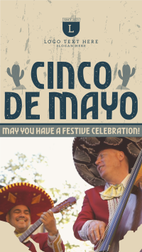 Grunge Cinco De Mayo Facebook Story