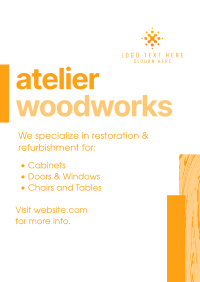 Atelier Carpentry Flyer