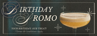 Rustic Birthday Promo Facebook Cover Design