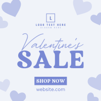 Valentine Hearts Special Sale Instagram Post